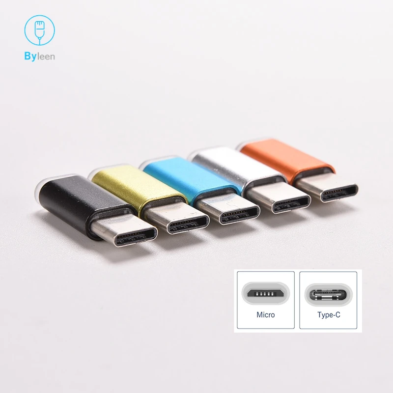 Зарядный адаптер Byleen с USB Type C на Micro для Samsung Galaxy S10 S9 S8 + NOTE 8 9 Honor 10 Ulefone power 5 3S T2