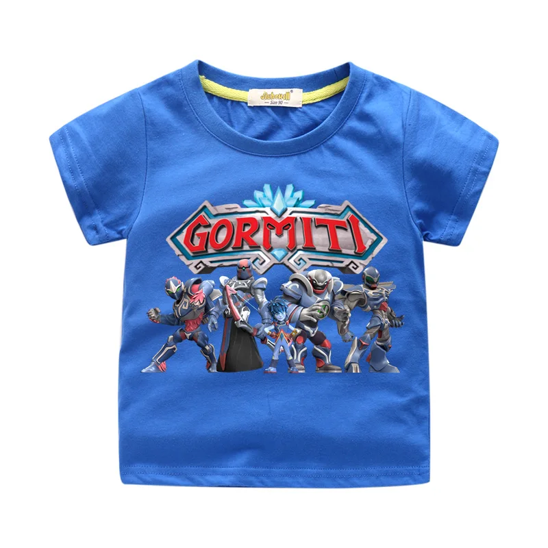 

Kids Gormiti Game Print T-shirts Children Tshirts Clothing Boys Girls Summer Short Sleeve Tees Top Clothes Baby T Shirts WJ190