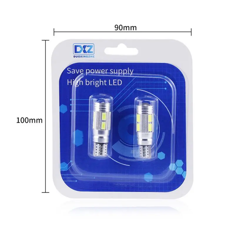 2 шт. W5W 10 SMD 5630 Автомобильный светодиодный свет 194 Клин Замена заднего прибора панель лампы Белый Синий лампы для габаритных фонарей