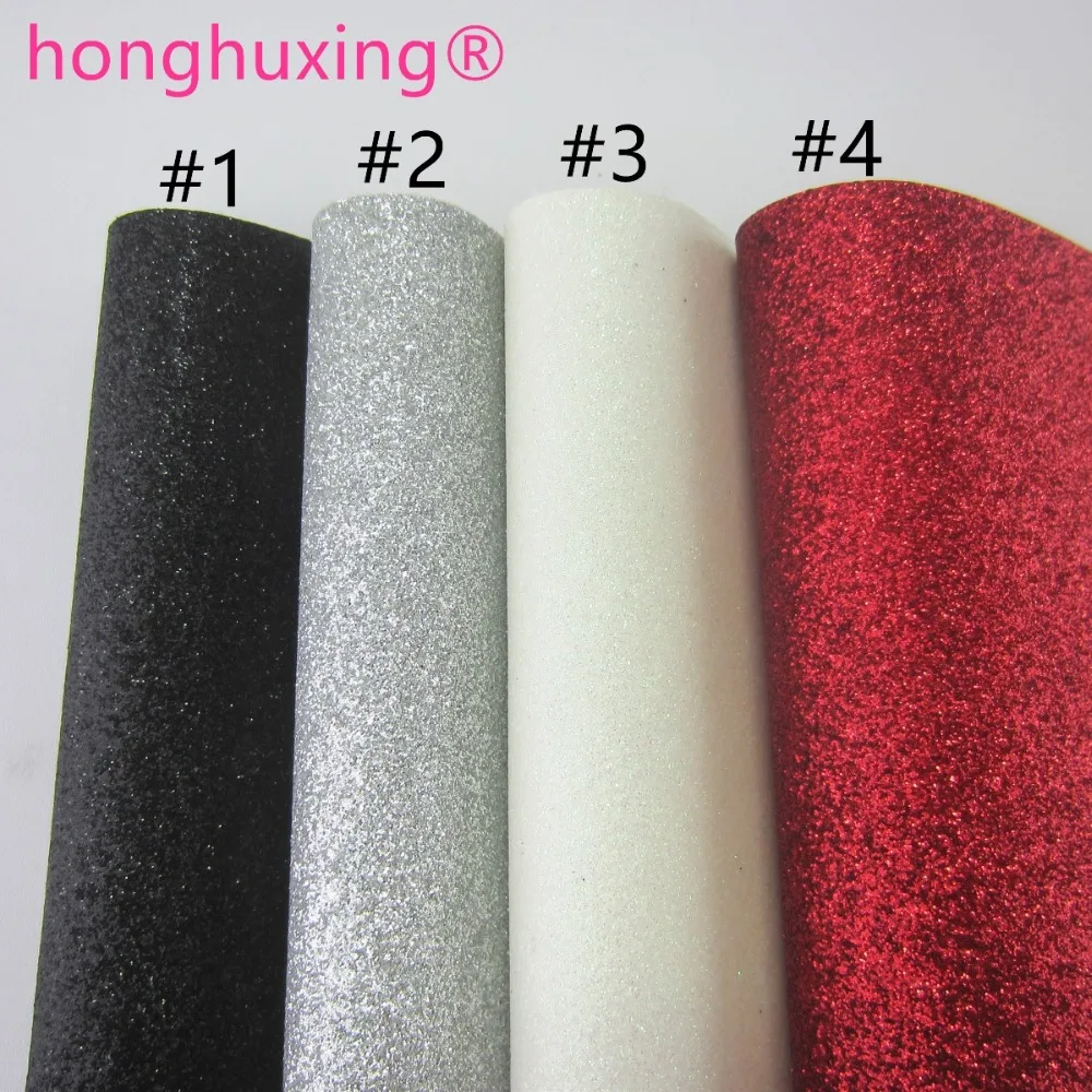 

A4 sheet 21cmx30cm Black red sliver white Fine Glitter Fabric Leather Faux leather For craft & Sewing & bow DIY 1piece F0510