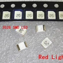 1000 шт. 3528 красный супер яркий светильник диод 1210 SMD СВЕТОДИОДНЫЙ