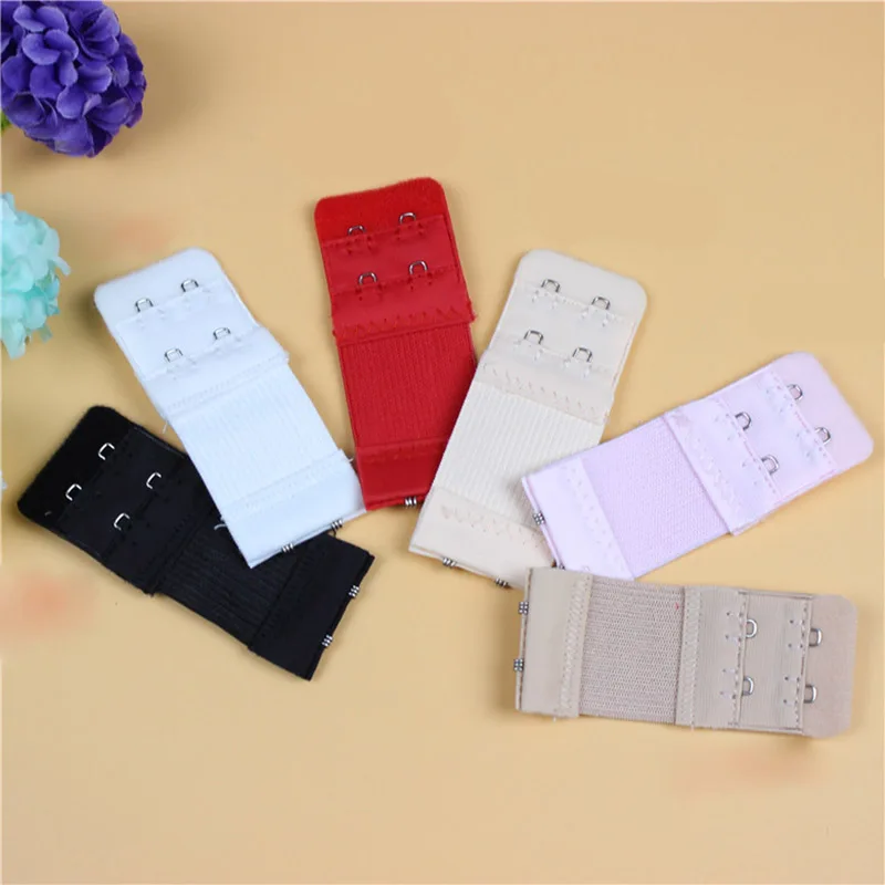 1Pcs Women Bra Strap Extender 2 Rows 2 Hooks Bra Extenders Clasp Strap