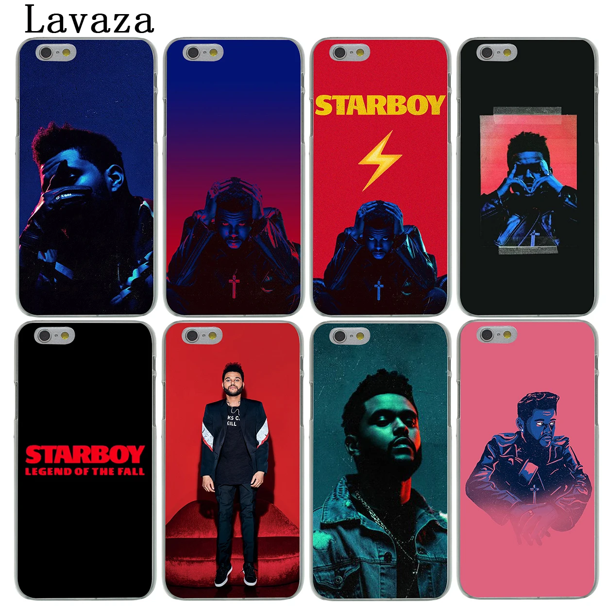 Твердый чехол для телефона Lavaza The Weeknd starboy iPhone XR X 11 Pro XS Max 7 8 6 6S 5 5S SE 4S 4