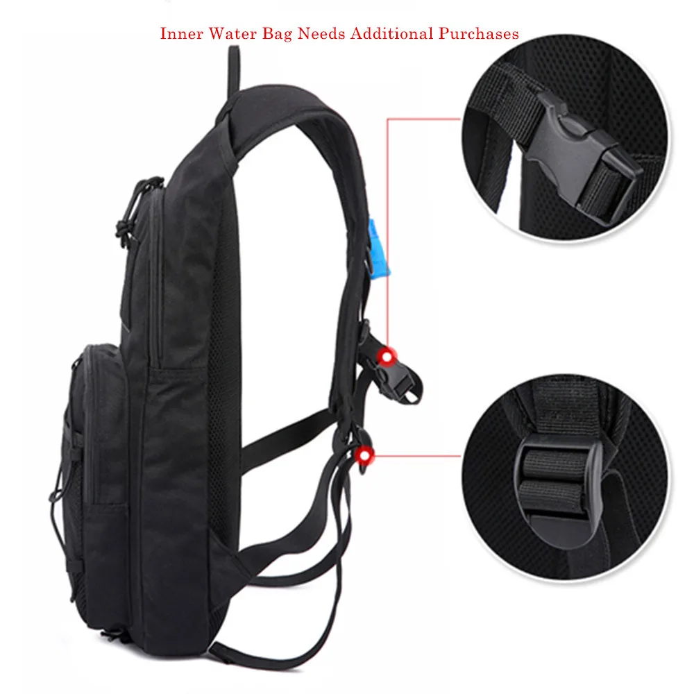 2L Water Bag Bladder Hydration Backpack Outdoor Camping Molle Military Tactical Knapsack Cycling Hi