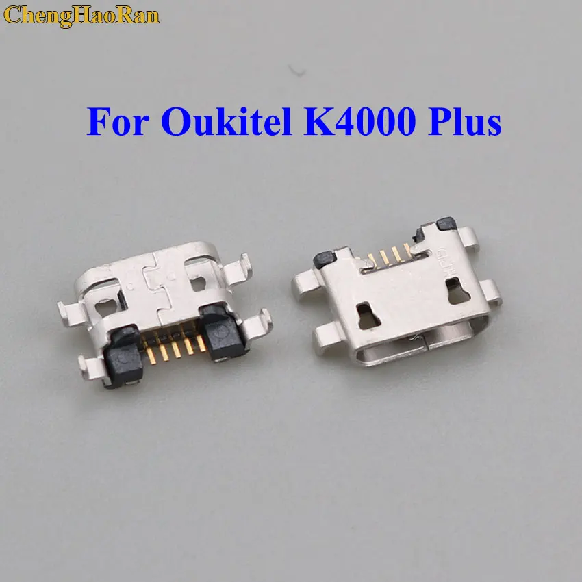 

ChengHaoRan 2pcs micro mini usb charge charging jack connector plug dock socket port replacement repair For Oukitel K4000 Plus