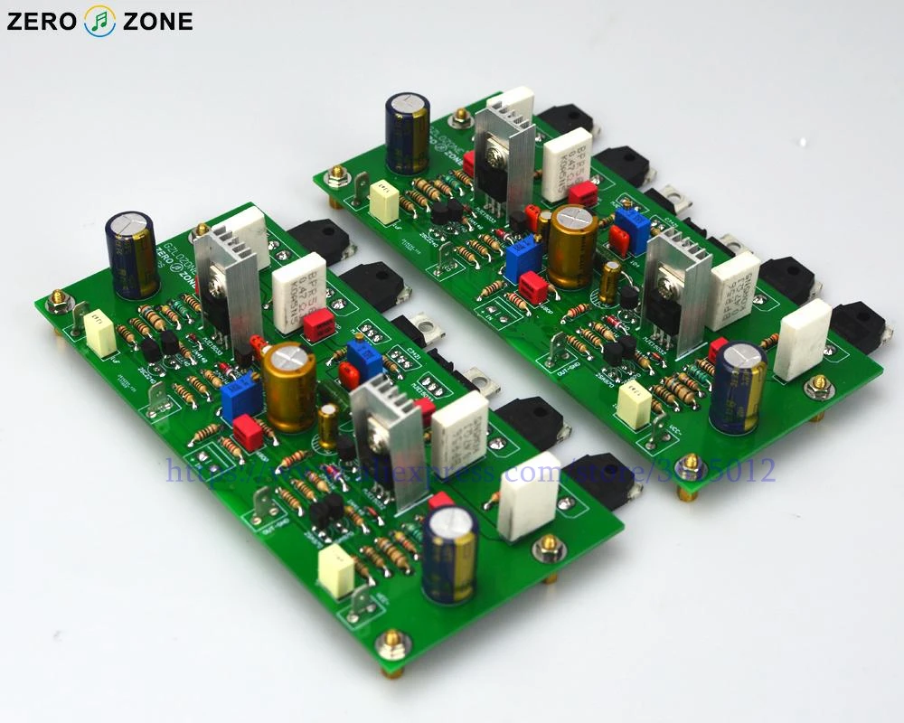 

2019 NEW version! 2SET HM2S-50W Class A Power amplifier kit base on KELL-KSA50 amp 50W+50W