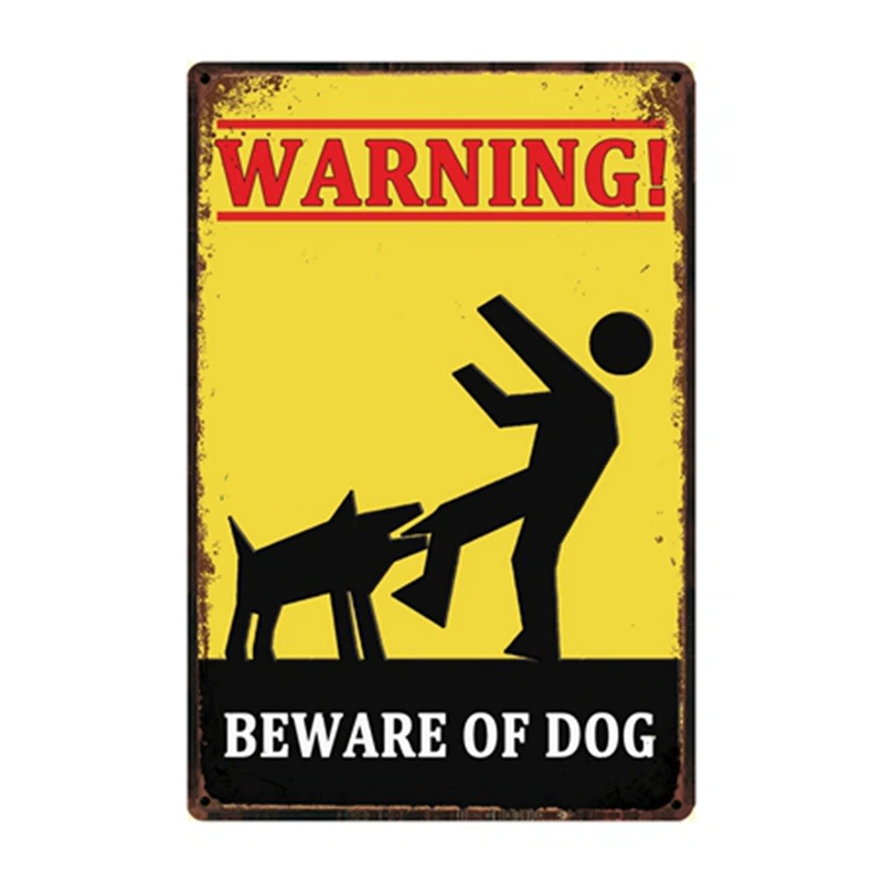 [ Kelly66 ] Pet Dog Akita Terrier Afghan Hound Basenji Metal Sign Tin Poster Home Decor Bar Wall Art Painting 20*30 CM Size Dy81