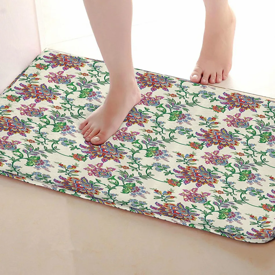 Цветы Стиль открытый Коврики S, забавные Нескользящие Для ванной Коврики, двери Коврики S, дверь входная Коврики s