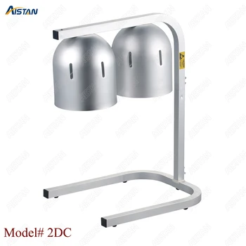

2DC counter top stainless steel food heating warming lamp light for restaurant