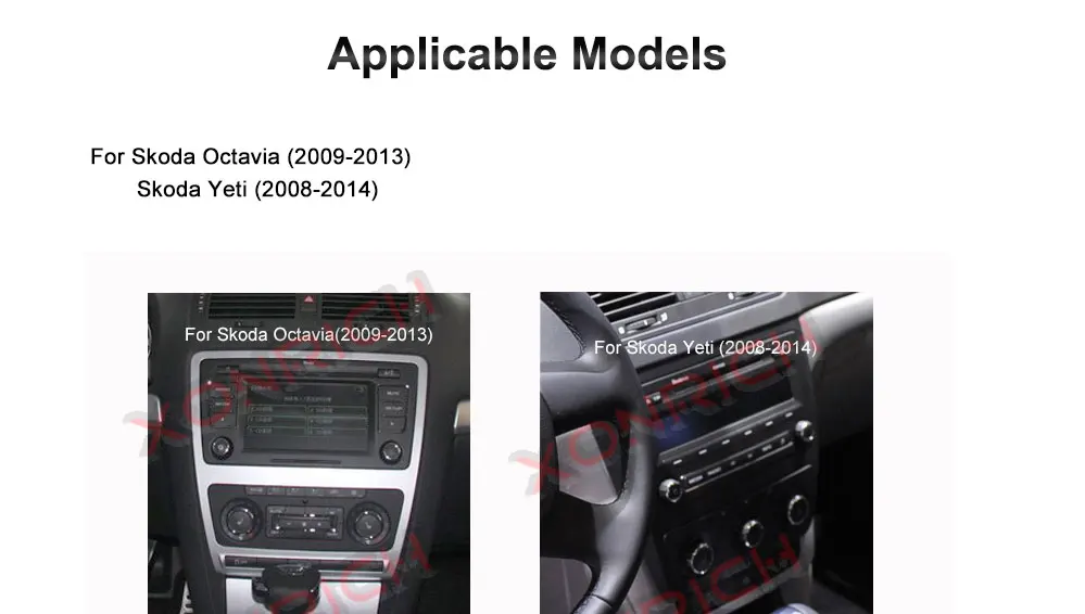 Sale Car Multimedia player GPS Autoradio 2 Din 7 Inch For SKODA Octavia 2009-2013 Bluetooth FM Radio RDS WIFI DVR SD 0