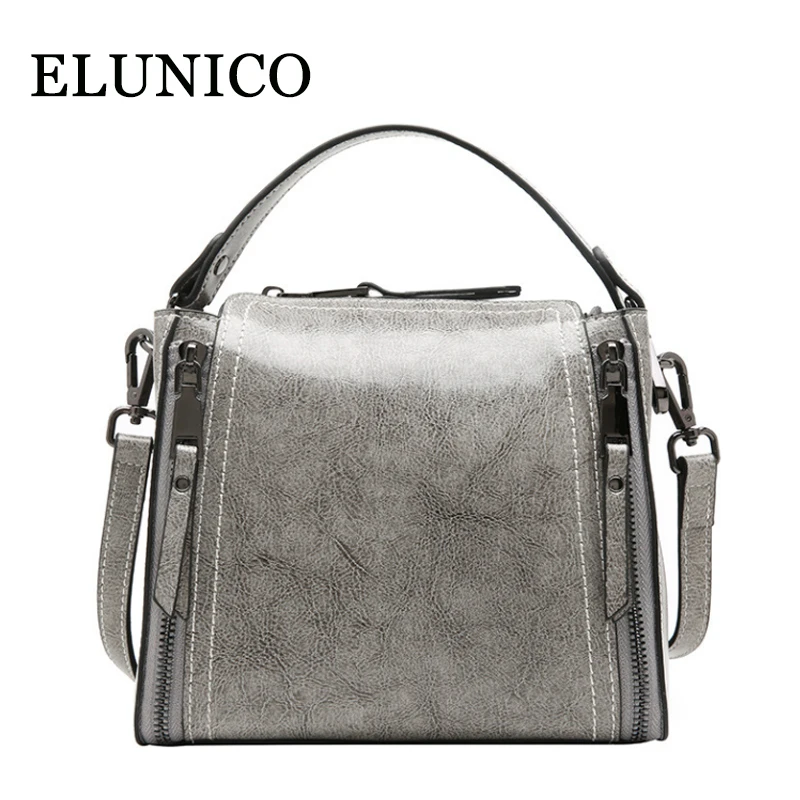 

ELUNICO Brand Luxury Handbags Women Bags Designer Fashion Small Split Leather Female Handbag Ladies Messenger Shoulder Bag Bolsa
