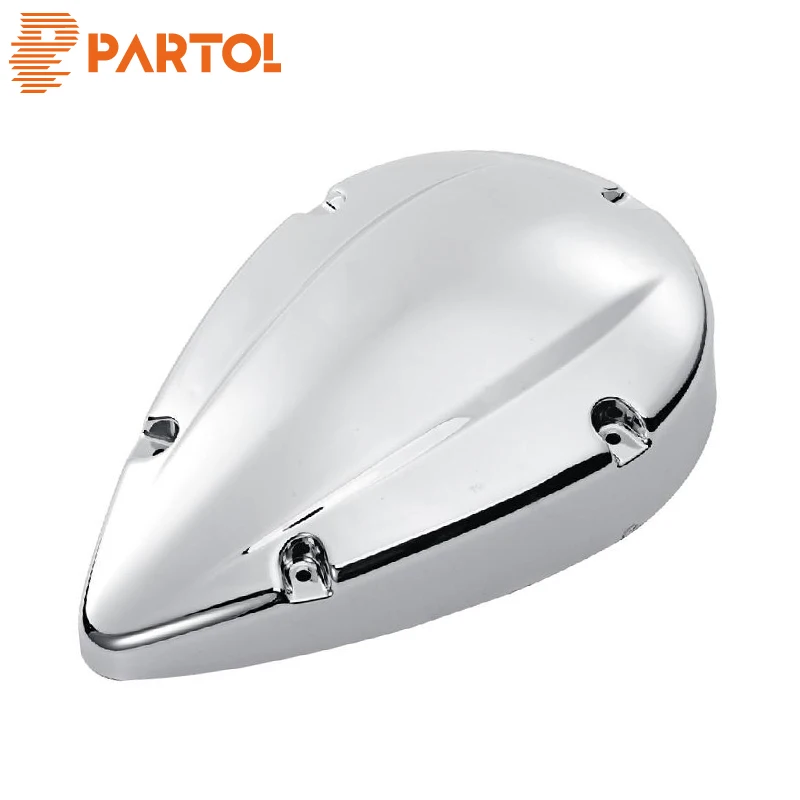 

Partol Chrome Motorcycle Air Cleaner Filter Cover ABS For Engine Battery Side Cover Fairing For Honda Magna VF750 VF750C