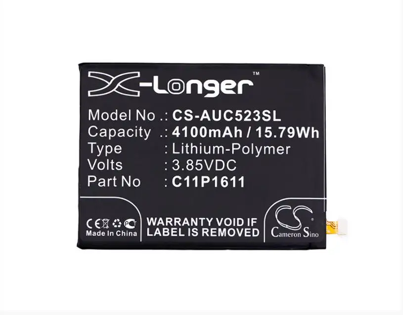 Kopen Cameron Sino 4100 mAh batterij voor ASUS ZC520TL ZenFone 3 Max 5.2 Global Dual SIM 0B200 02300000 C11P1611