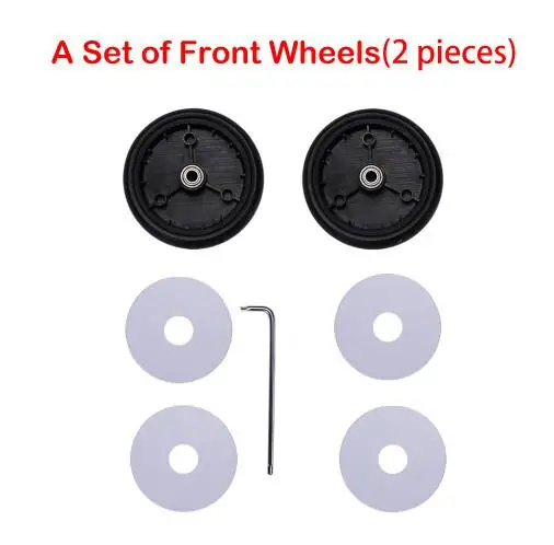 Premium Baby Stroller Replacement Rubber Wheels with Installation Tools