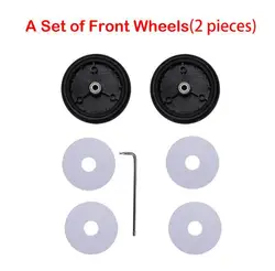 Premium Baby Stroller Replacement Rubber Wheels with Installation Tools (2 pcs front wheel)