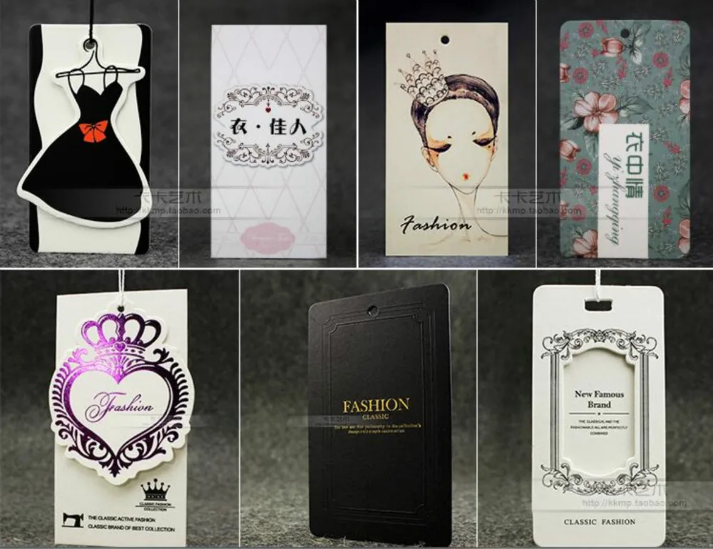 Aliexpress.com : Buy Custom Printting businesscard hang tags/Clothing printed paper swing tag ...