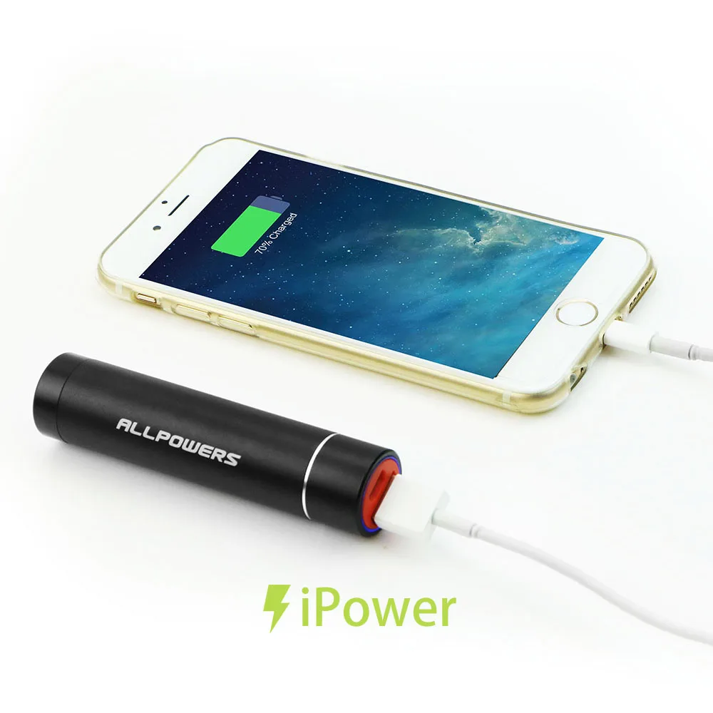 ALLPOWERS Mini Power Bank 3400mAh Dual USB Portable LCD Powerbank External Battery Charger Pack for Mobile Phones ALLPOWERS Mini Power Bank 3400mAh Dual USB Portable LCD Powerbank External Battery Charger Pack for Mobile Phones