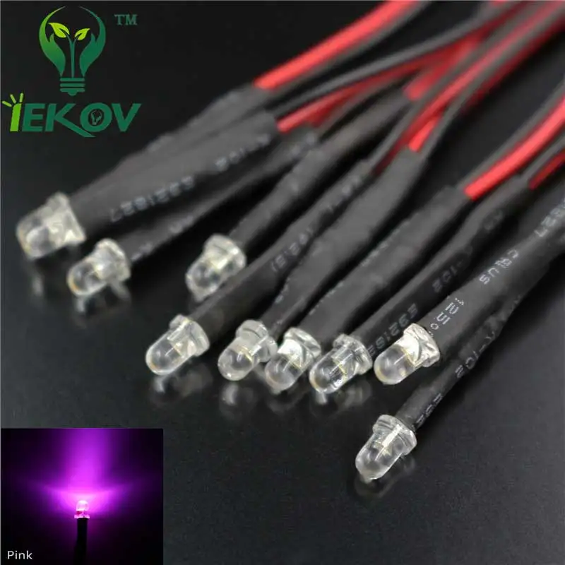 12V 3Mm Round Head Purple Light Led Light-Emitting diode Wired Kit 50Pcs Led diodi Light 12V 3Mm Round Head Purple Light Led Light-Emitting diode Wired Kit 50Pcs Led diodi Light