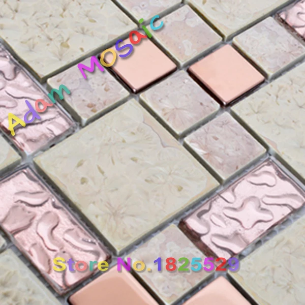 Pink Gl Tiles Kitchen Backsplash Beige White Ceramic Tile Pink Gl Tiles Kitchen Backsplash Beige White Ceramic Tile