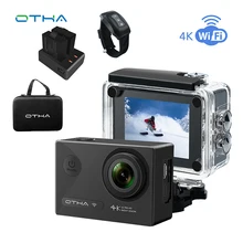 OTHA 4K Action Camera Underwater Sports Cam Night Version WiFi Ultra HD 2.0inch Waterproof/shokproof 30M(98FT) 16MP Video Canera