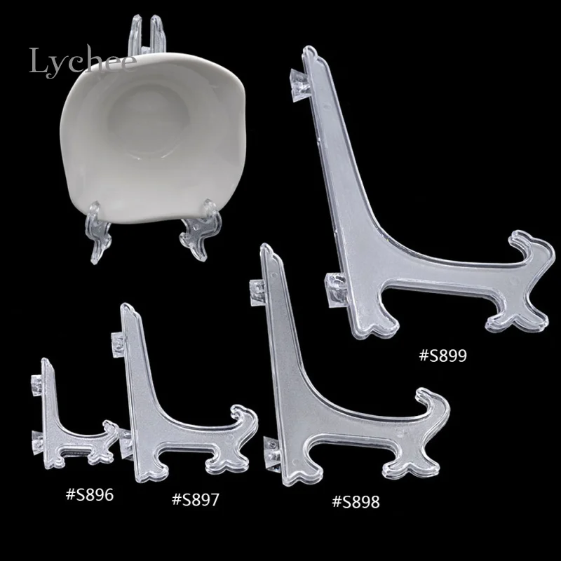 Lychee 5 Pieces/Set Plastic Picture Frame Holder Display Stand Picture