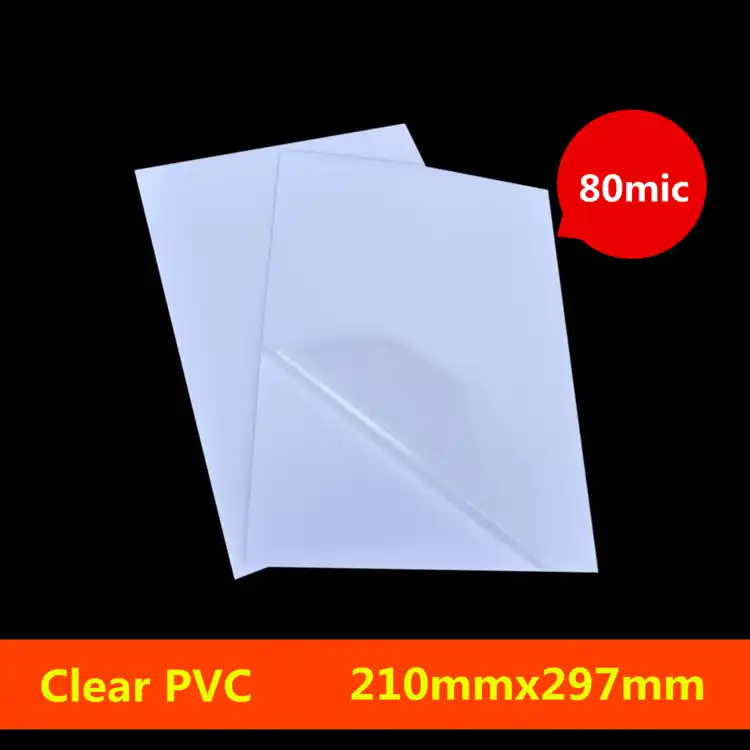 a4 size transparent sticker paper