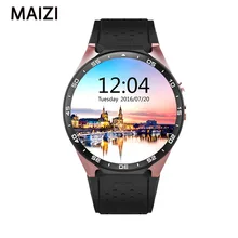 Smartwatch Smart Uhr KW88 MTK6580 1,39 zoll Android 5.1 Bluetooth 4,0 3G Pulsmesser Quad Core 512 MB RAM 4 GB ROM