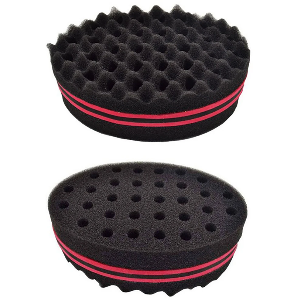 32 Holes Double Sides Design Magic Twist Hair Curl Sponge Brush