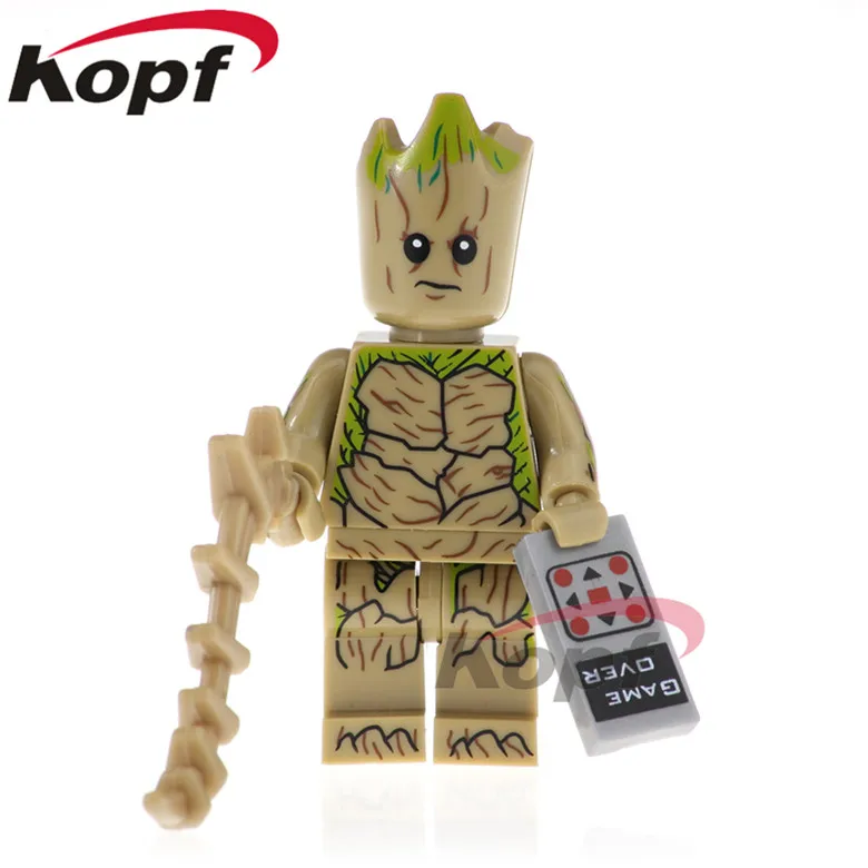 

20Pcs Building Blocks Super Heroes Tree Man Figures Pepper War Machine Pepper Okoye Tree-Man Bricks Children Gift Toys XH 882