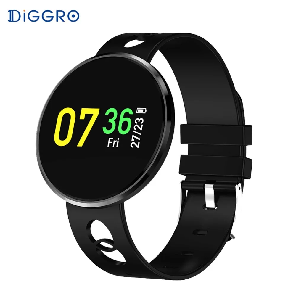 Diggro CF006 Bluetooth Смарт часы кровяное давление водонепроницаемый мониторинг