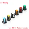 10pcs WH148 Potentiometer Knob Cap 6mm Shaft Hole Yellow Orange Blue White Red Green Color Colorful Potentiometer Knobs ► Photo 1/6