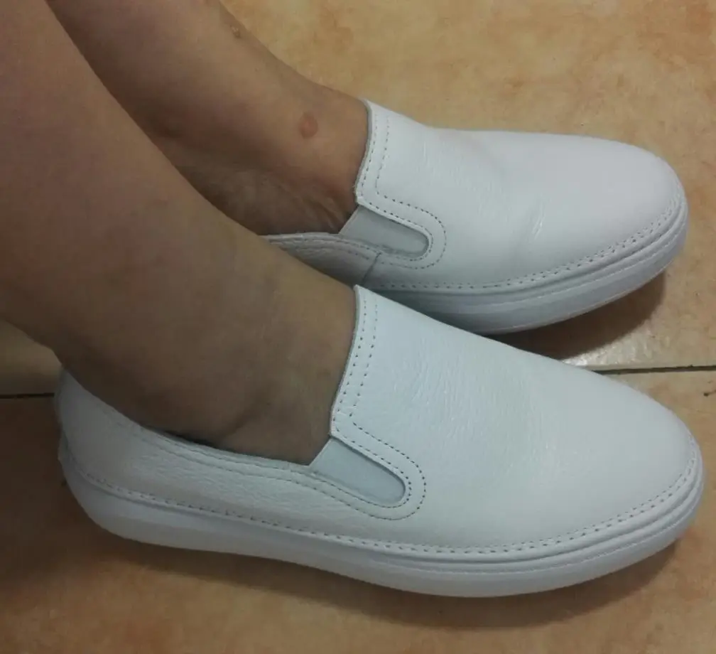 Fashion small white shoes student muffins shoes Spring Summer Newest platform shoes women loafers slip on Moccasins