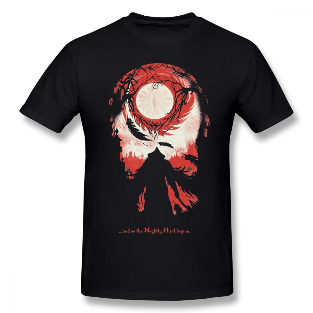 Dark Souls t shirt And So The Nightly Hunt Begins футболка с коротким рукавом милые хлопковая футболка летние мужские плюс футболка s Dark Souls t shirt And So The Nightly Hunt Begins футболка с коротким рукавом милые хлопковая футболка летние мужские плюс футболка s