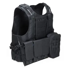 Тактический военный спецназ поле битва страйкбол Molle Combat Assault Plate Перевозчик жилет Охота Chaleco Tactico Militar армейский жилет