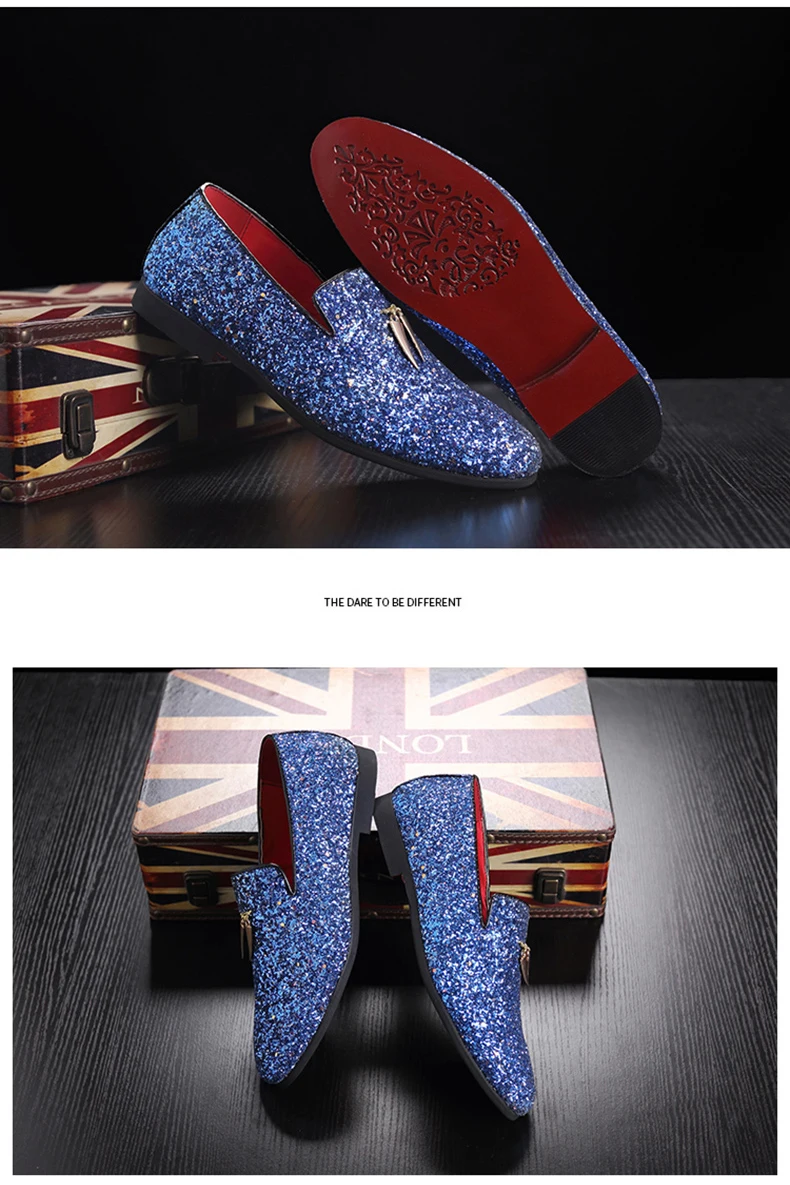 Men's Casual Shoes' Shoes' Men Glitter Pu Leather Slip-On Mens Business Shoes Leather Luxury Dress Shoes Men Mens Loafers 47 48  (2)