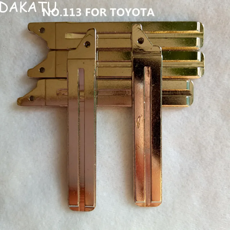 

DAKATU 113# Original Replacement Flip Remote Key Blade Car Key blank For 2014 Toyota Flip Remote Key NO.113 KEY BLADE TOY48