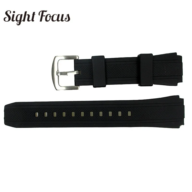 

Silicone Rubber Watchband Men Sports Diving Black Strap for Casio Edifice EF-552 Watch Bands Male Belt Bracelets Relogio Hombre
