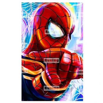

New 5D DIY diamond painting Spiderman Diamond embroidery pattern Full square/round cross stitch kit mosaic home decor