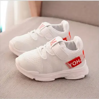 

Children Shoes for Boys Sneakers Baby Casual Girls Running Kids White Sports Shoes Fashion Light Flat Soft Breathable Shoes