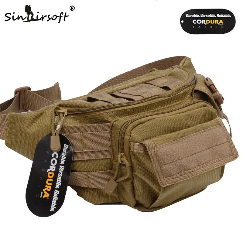 

Tactical Hunting Packs Waist Pack Hiking Traveling Bag Fishing Tackle Storage Running Camping Multifunction Bag 1000D CORDURA
