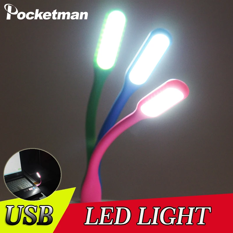 

Mini LED Night Light USB Book Lamp with 5 Colors Powerful Bank Reading Light Portable LED Notebook Light Lamp Super Bright