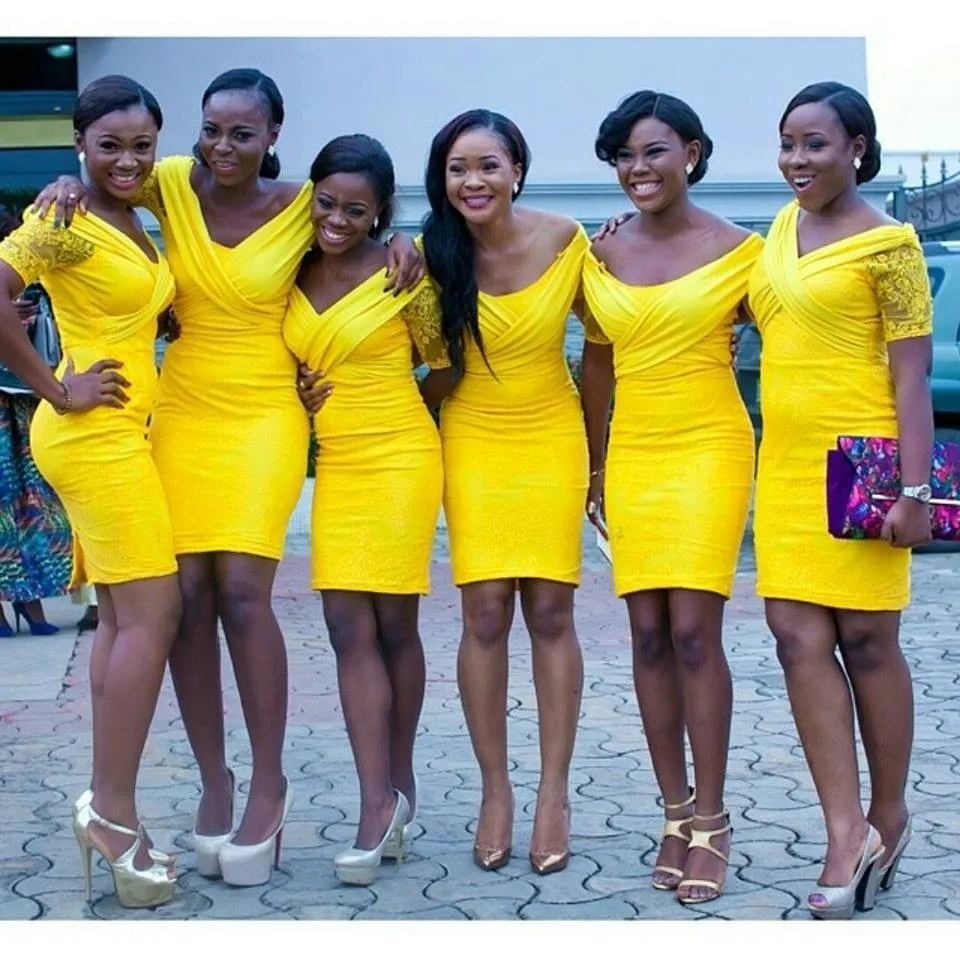 Prom Dresses Yellow African