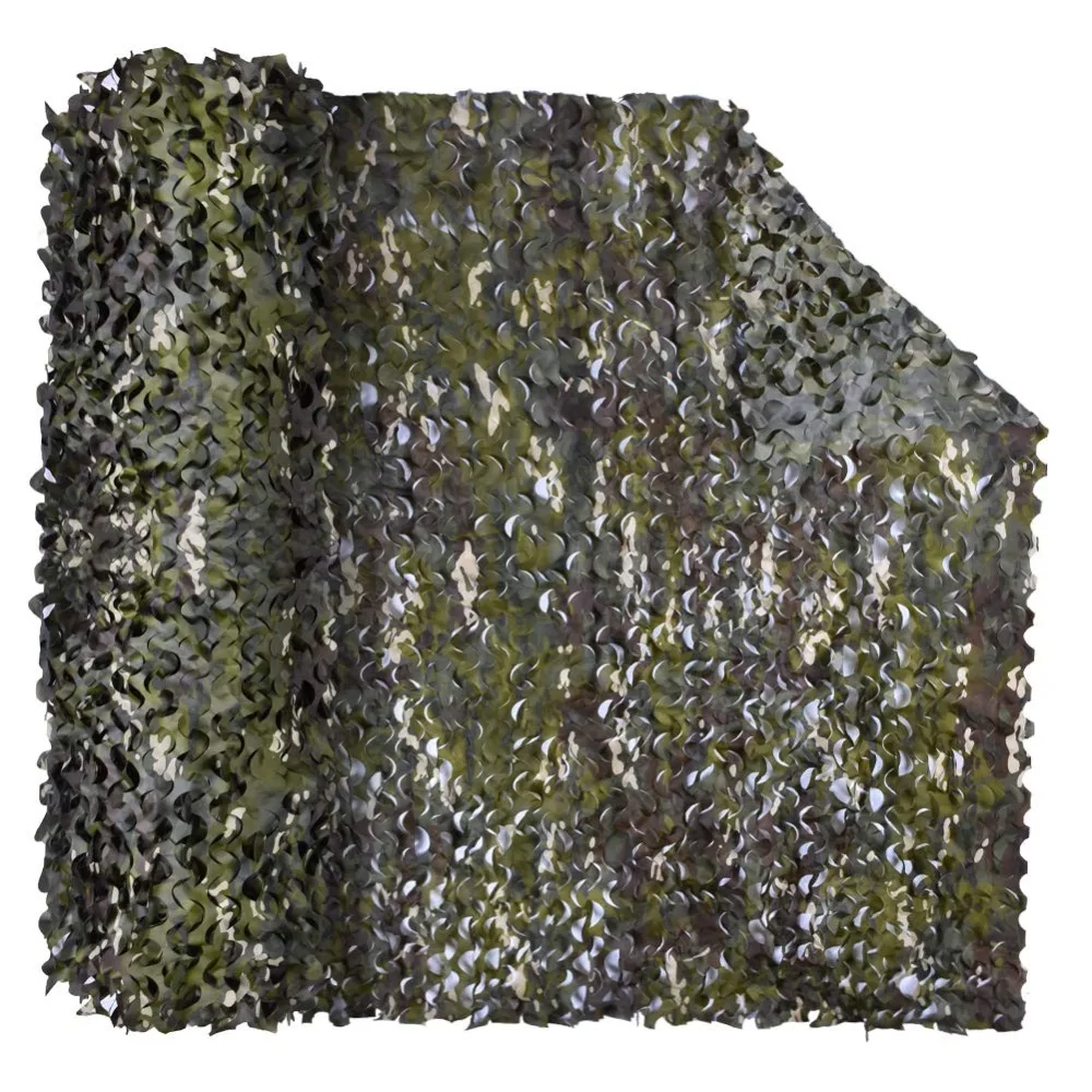  Outdoor Camo Netting Camouflage Net for Camping Military Hunting Shooting Sunscreen Nets Airsoft Ta