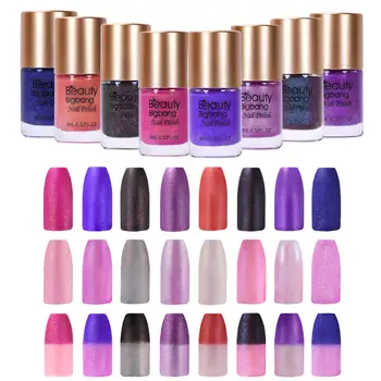 

BEAUTYBIGBANG 9ml Gel Nail Polish Color-changing Glitter Temperature Color Changing Thermal Lacquer Nail Art Change Varnish