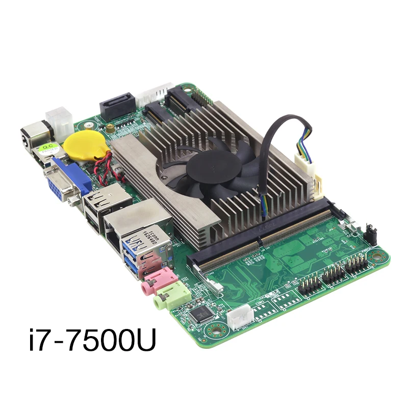 

Intel Core i7 7500U Embedded Motherboard 8xUSB HDMI VGA LVDS COM WiFi BT Gigabit LAN Industrial laptop All-in-one PC Mainboard