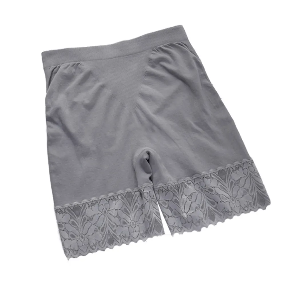 Lace 28cm Long Safety Shorts Under Skirt Leggings Safety Pants shorty shorty dentelle Lace Underpants Elastic Band mutande donna