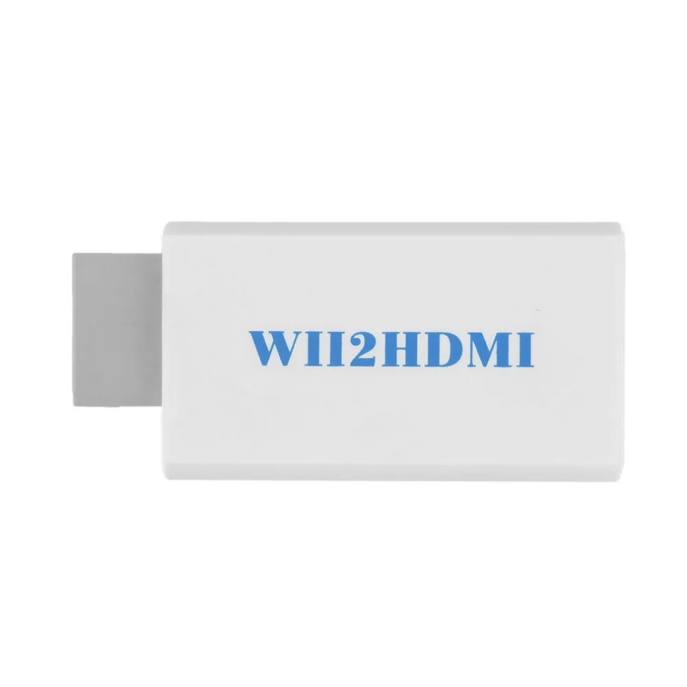 Белый для wii к HDMI адаптер для wii 2 HDMI конвертер Поддержка FullHD 1080 p 3,5 мм аудио видео выход wii Link Монитор ТВ ПК