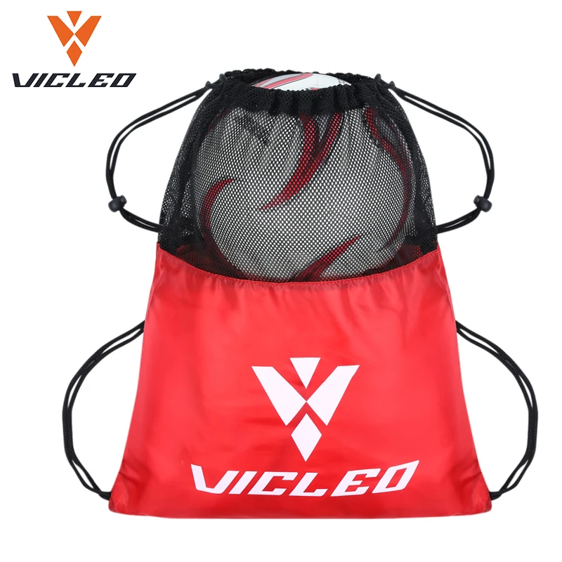 VICLEO New Arrival Sports Bags 16Z20000 Red Nylon Drawstring Football