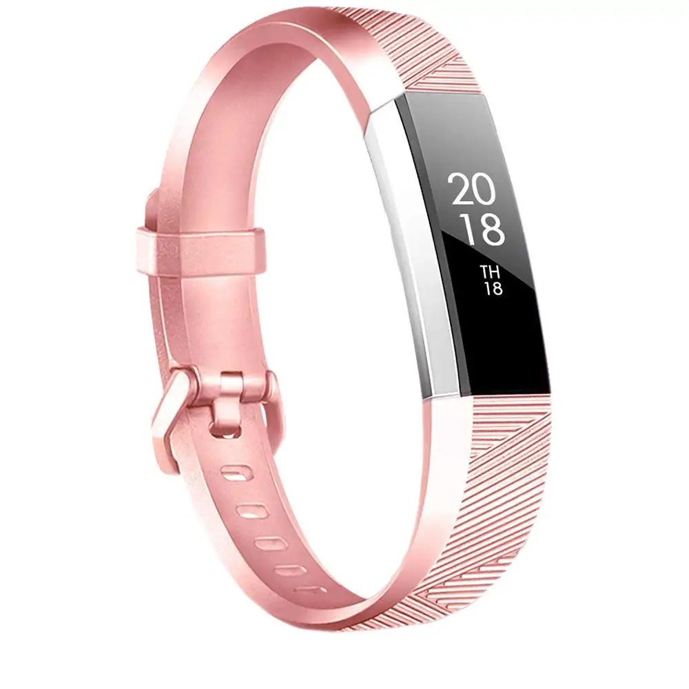 rose gold charge 3 canvas fitbit bands