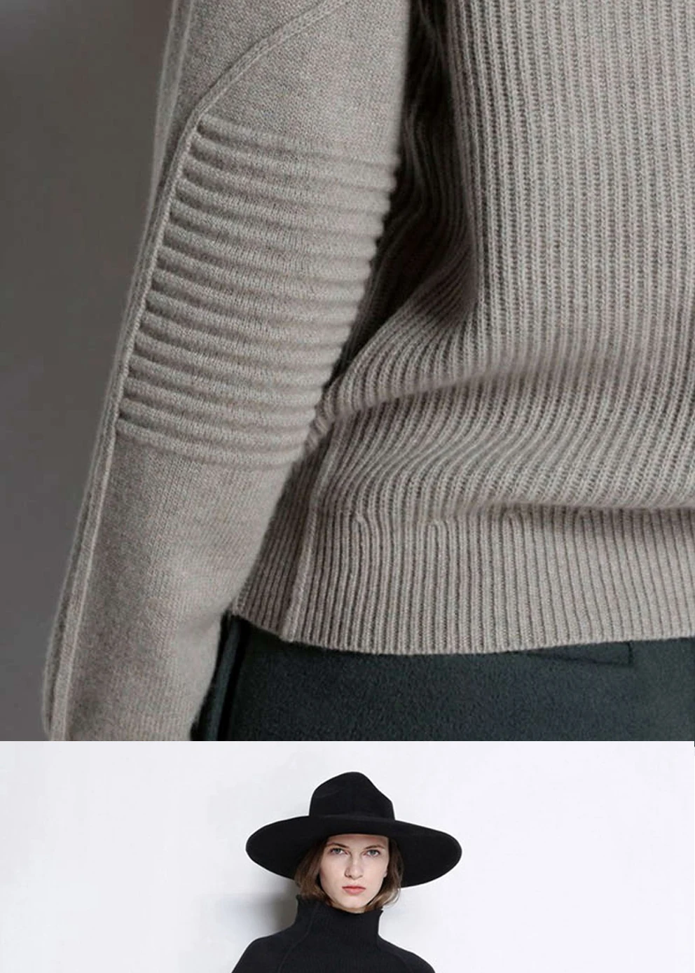 Женский свитер с высоким воротником, однотонный толстый свитер, Свободный пуловер, вязаный джемпер